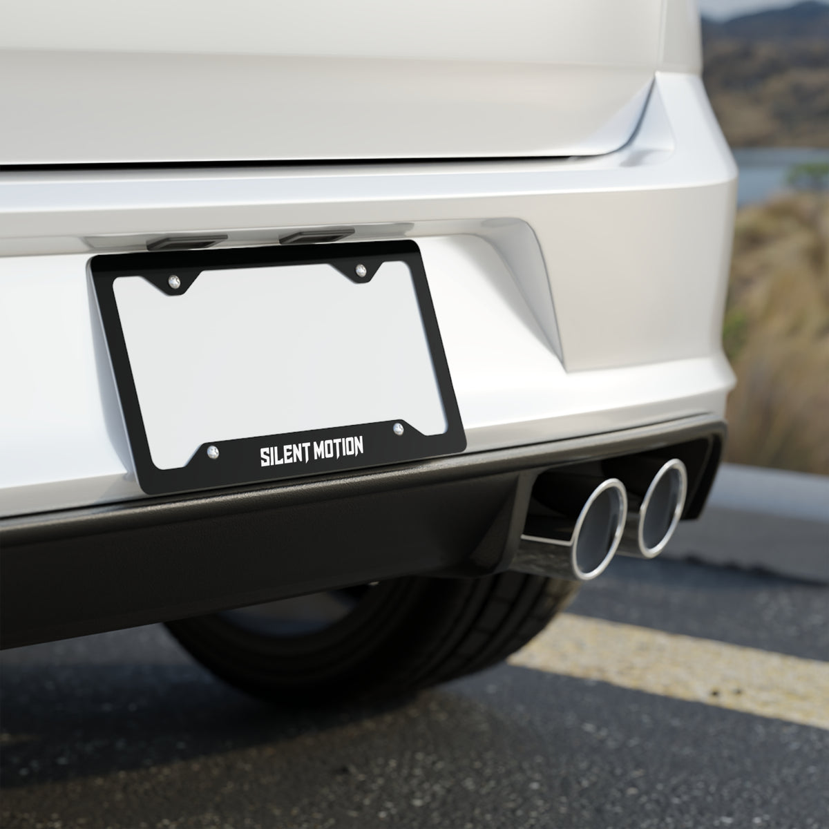 Silent Motion Car Club – Official Metal License Plate Frame